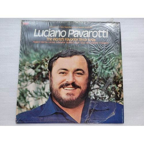 Pavarotti The World's Favorite Tenor Arias Disco Lp   