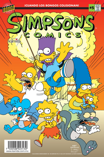 Simpsons Comics (5 Eua), De Steve Vance, Bill Morrison, Cindy Vance. 5 Eua, Vol. 5 Eua. Editorial Kamite, Tapa Pasta Blanda, Edición 5 Eua En Español, 2024