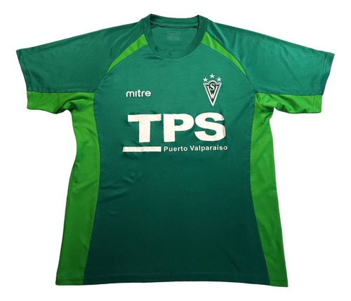Camiseta De Entrenamiento Santiago Wanderers 2014, Mitre, L (Usado)