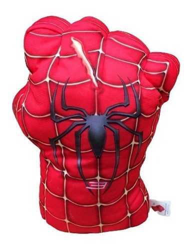 Imagen 1 de 3 de Peluche Puño Spiderman Grande Rojo