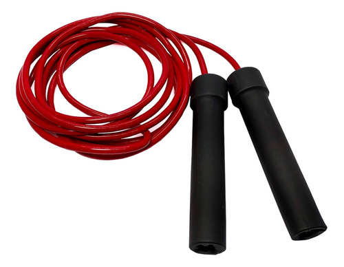Corda Para Pular Cross Com Cabo Pvc E Rolamento Bulldozer