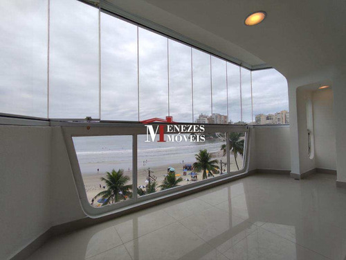 Imagem 2 de 29 de Apartamento Frontal Ao Mar Em Guarujá - Astúrias - Ref. 1784 - V1784