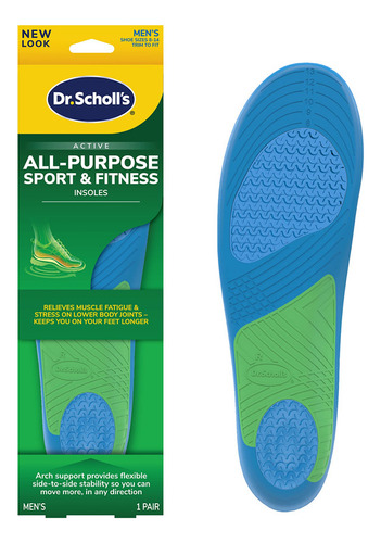 Dr. Scholl's Sport & Fitness Plantillas Cómodas Multiusos, 