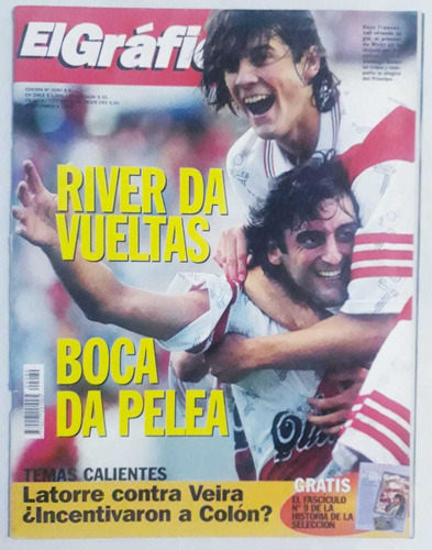 Revista El Grafico 4080 Francescoli Y Solari River 1997