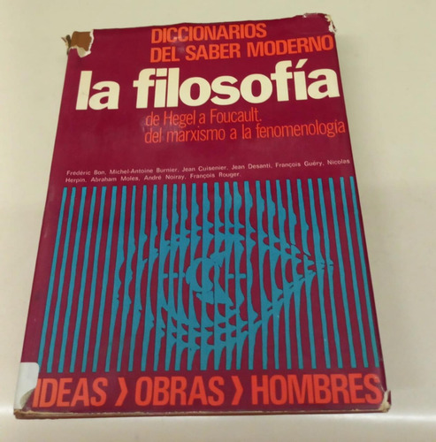 La Filosofia De Hegel A Foucault * Bon Frederic * Burnier