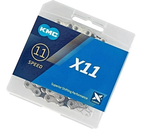 Corrente Kmc X11 Silver 11v - Power Link 118 Elos