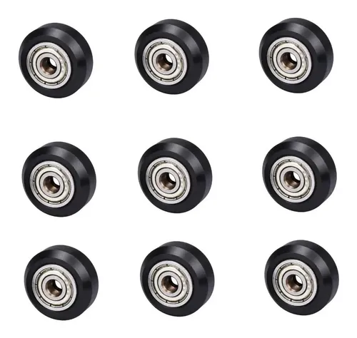 24x Rueda V Plastico Pom Para Perfil 20mm V Slot 2020 Cnc 3d | Envío gratis