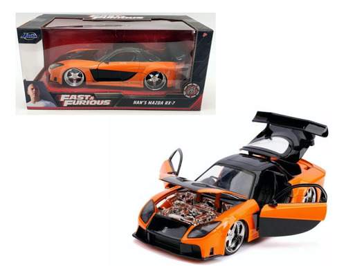 Han's Mazda Rx-7 1997 Rapido Y Furioso 1:24 Jada