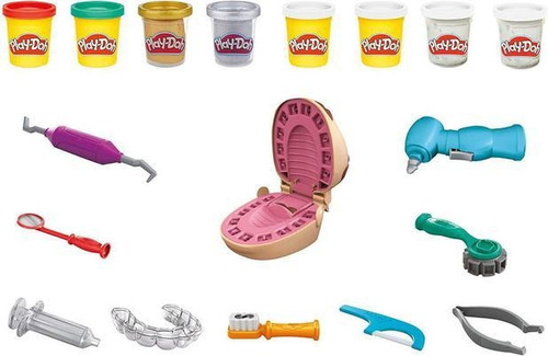 Massinha Play Doh Brincando De Dentista F1259 Hasbro