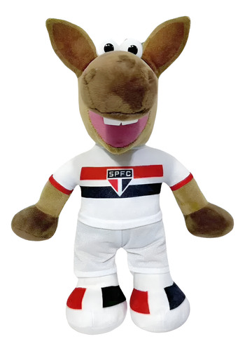 Cavalinho Do São Paulo Boneco Do Fantastico - 40cm Cor Branco