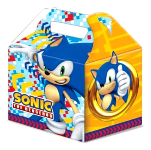 Sonic Cajas Dulceras Bolos Granmark Originales Cumpleaños