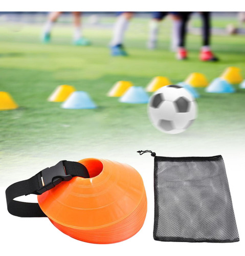 Conos De Fútbol, Conos Deportivos, 40 Piezas Naranja