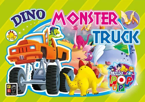 Livro Para Colorir Monster Trucks - Alegres