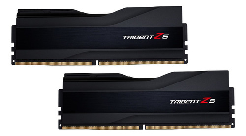 Memoria RAM Trident Z5 gamer color matte black 32GB 2 G.Skill F5-6000U3636E16GX2-TZ5