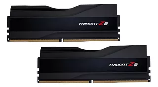 Memoria RAM Trident Z5 gamer color matte black 32GB 2 G.Skill F5-6000U3636E16GX2-TZ5