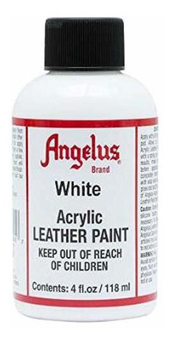 Pintura Acrilica Angelus 4 Oz. (blanco)