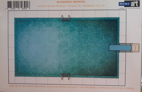 Articulo Maqueta, Hobbies, Modelismo Arquitectura (piscinas)