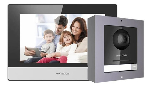 Hikvision Ds-kis602, Kit Videoportero Ip Frente + Monitor