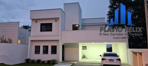 Imagem 1 de 15 de Casa A Venda Condomínio Arujá 3 Suites Área Gourmet Com Piscina - 52