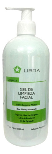 Gel De Limpieza Facial Piel Grasa O Mixta 500ml Libra