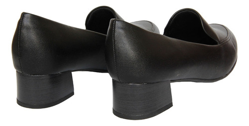 Imagem 2 de 5 de Sapato Scarpin Piccadilly 140105 Salto Grosso Feminino