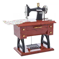 Comprar Caja De Música Antique Treadle Sewing Hine, Decoración Moder