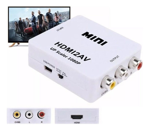 Convertidor De Hdmi A Rca Av