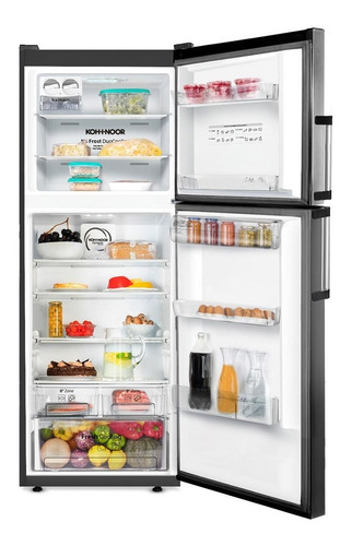 Imagen 4 de 10 de Heladera No Frost Negra 409 Lts Kohinoor Khdb42d/8 Outlet