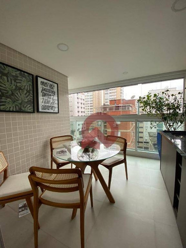 Imagem 8 de 23 de Apartamento Com 3 Dormitórios À Venda, 125 M² Por R$ 954.000,00 - Canto Do Forte - Praia Grande/sp - Ap3147
