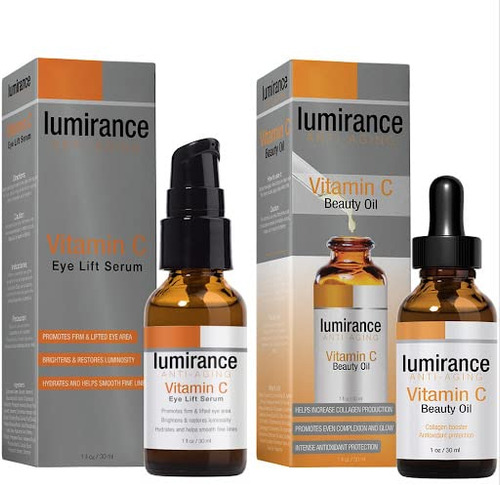 Luminance Brightening Skin Care Set Con Vitamina C Eye Lift 