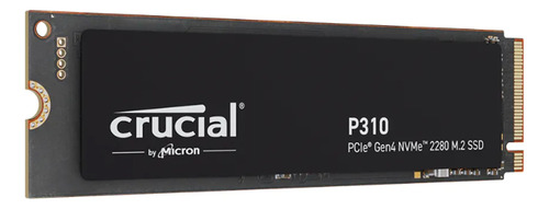 Ssd 2tb Nvme Gen4 7100mb/s Leit - 6000mb/s Grav P310 Ct2000p310ssd8 Crucial Preto