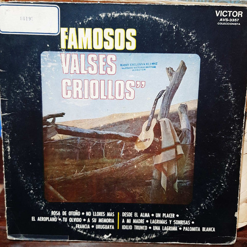 Portada Famosos Valses Criollos P0