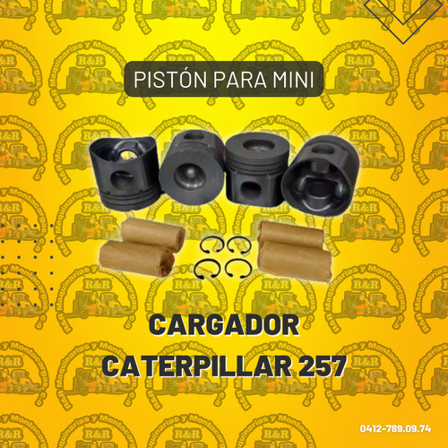 Pistón Para Mini Cargador Caterpillar 257