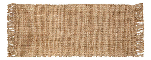 Alfombra Runner Hausattire Tejida A Mano De Yute, 60 X 150 C