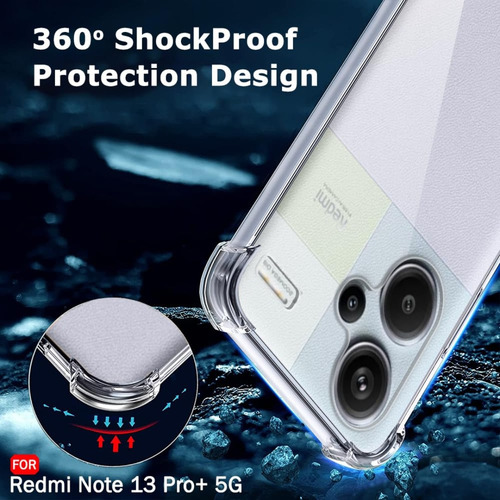 Estuche Antichoque Alpha Para Xiaomi Redmi Note 13 Pro+ 5g