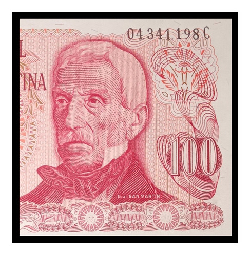 Argentina Billete 100 Pesos Ley 1975 C Bot 2399a Fil B
