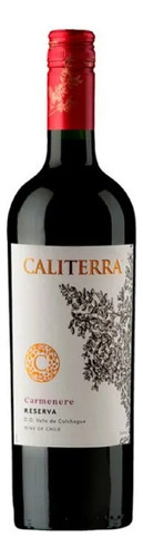 Vino Caliterra Reserva Carmenere 750ml 6 Unidades