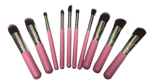 Set De Brochas De Maquillaje X 10