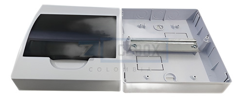Caja De Distribución Para Breaker De Riel 8 Circuitos