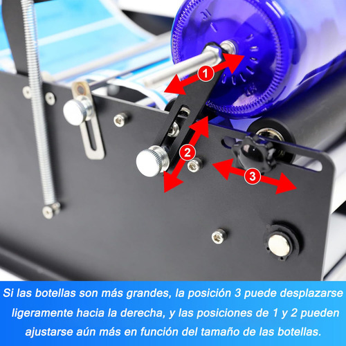 Maquina Etiquetadora De Botellas Manual Semiautomática Vette Mt-50