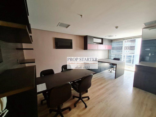 Imagem 2 de 14 de Escritório Mobiliado Para Alugar, 27 M² Por R$ 1.700/mês - Paraíso - Prop Starter Adm. Imóveis - Cj0066