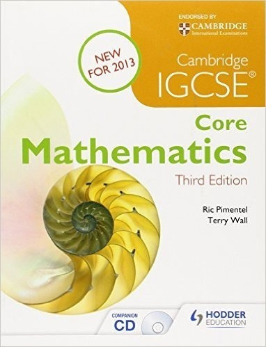 Cambridge Igcse Core Mathematics (3rd.edition) Book + Cd