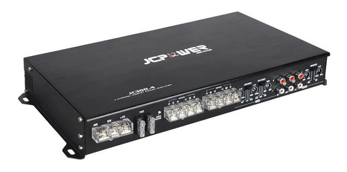Amplificador Jc Power Jc300.4 4 Canales Clase Ab 600w Max Color Negro