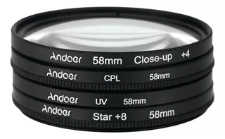 Kit De Lentes Camera Star Circular Canon Filter Polarizer An