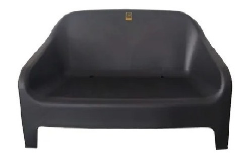 Sillon Skarpo Negro Doble Mascardi Reforzada Plastico -