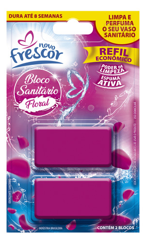 Refil Pastilha Bloco Reposição 30g Pack 2 Detergente Vaso