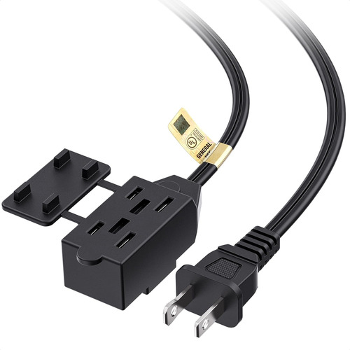 Cable De Extensión De 2 Clavijas 16 Awg De 25 Pies, Li...