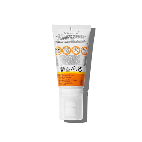 Imagen 2 de 2 de Protector solar La Roche-Posay Anthelios Toque Seco en crema FPS50 x 50 ml