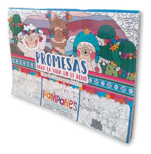 Libro P/ Colorear Adultos -promesas Para La Vida En El Redil