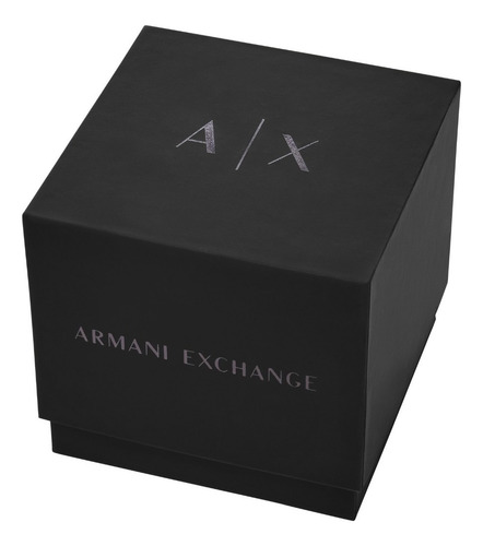 Reloj Hombre Armani Exchange Outerbanks De Silicon Correa Negro